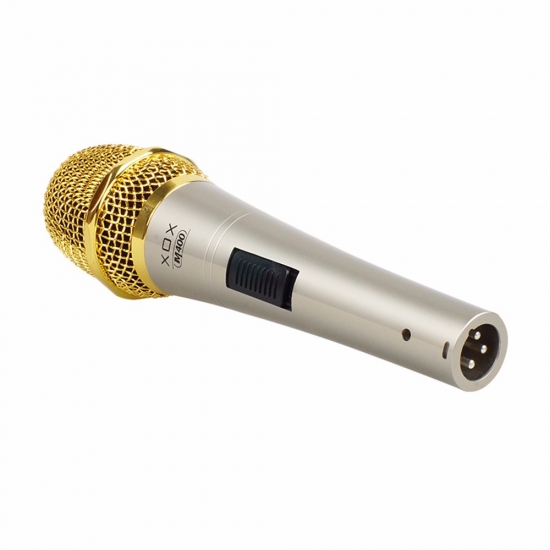 Portable handheld karaoke microphone